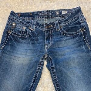 Miss Me Dark Blue Boot Cut Jeans